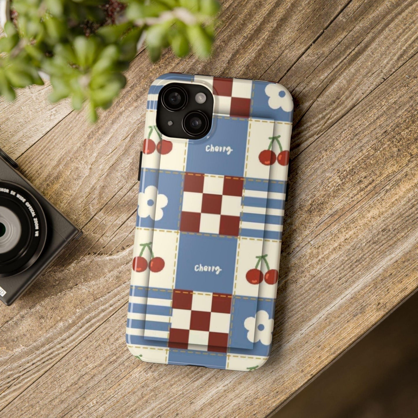 Cherry Blue Tri - Tone Tough iPhone Cases - SmartHomeGoodies