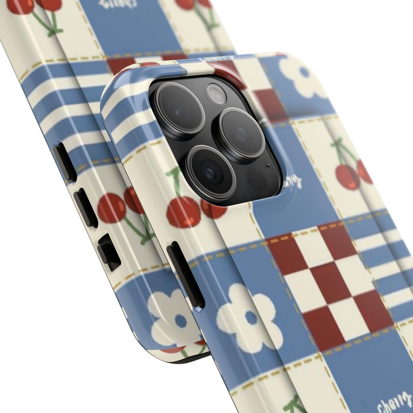 Cherry Blue Tri - Tone Tough iPhone Cases - SmartHomeGoodies