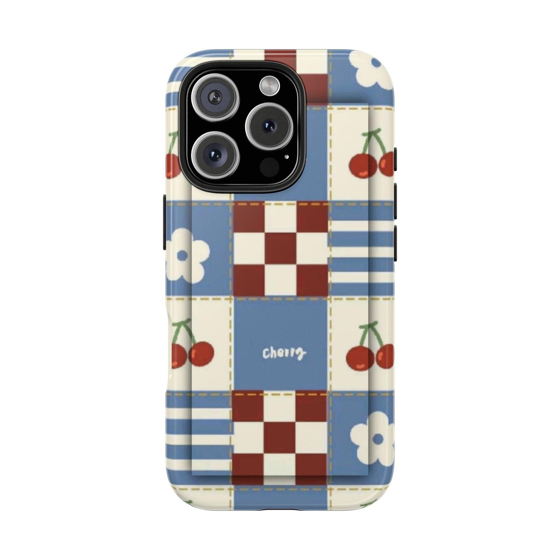 Cherry Blue Tri - Tone Tough iPhone Cases - SmartHomeGoodies