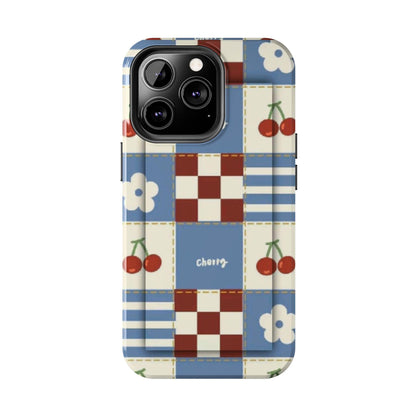 Cherry Blue Tri - Tone Tough iPhone Cases - SmartHomeGoodies