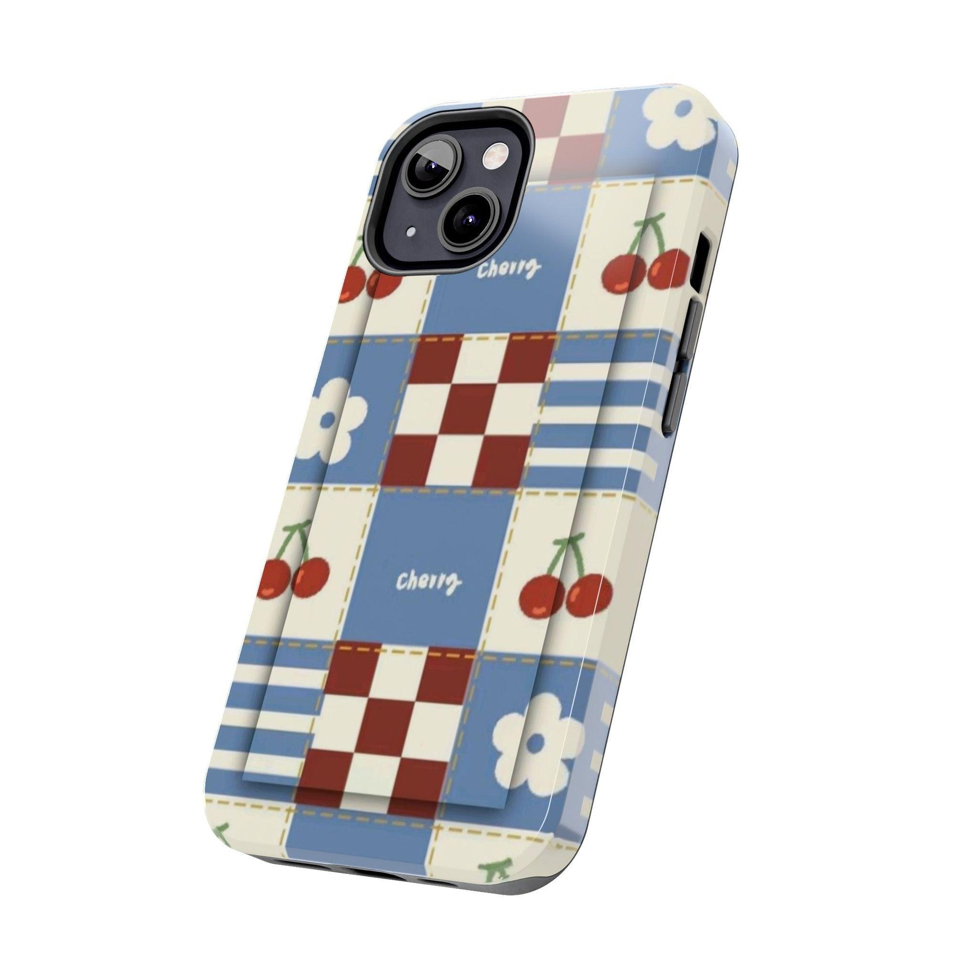 Cherry Blue Tri - Tone Tough iPhone Cases - SmartHomeGoodies