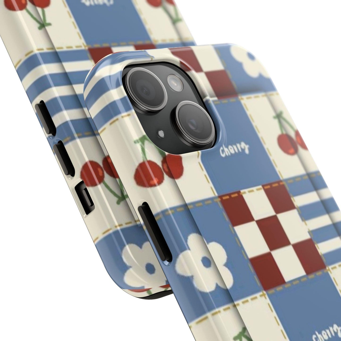 Cherry Blue Tri - Tone Tough iPhone Cases - SmartHomeGoodies