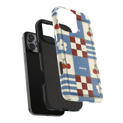 Cherry Blue Tri - Tone Tough iPhone Cases - SmartHomeGoodies