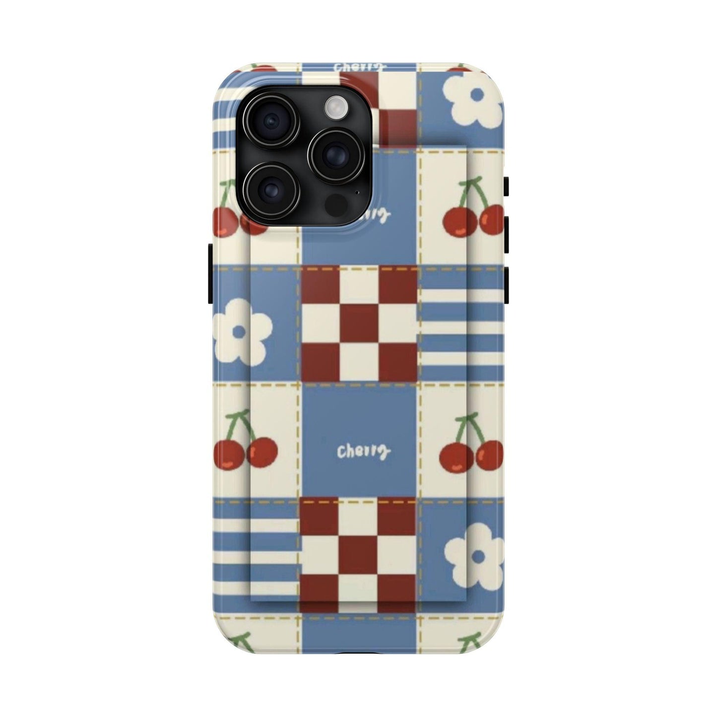 Cherry Blue Tri - Tone Tough iPhone Cases - SmartHomeGoodies
