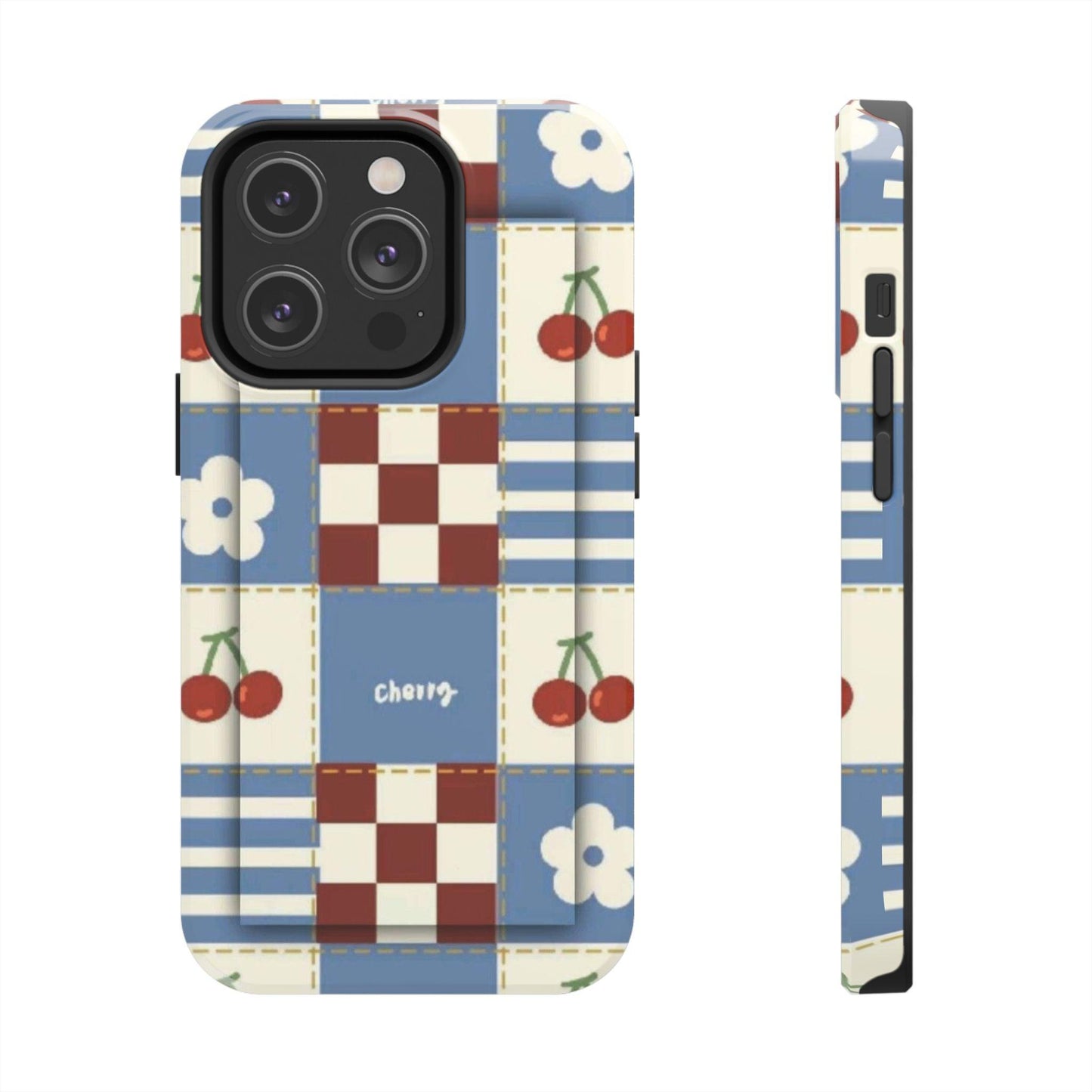 Cherry Blue Tri - Tone Tough iPhone Cases - SmartHomeGoodies