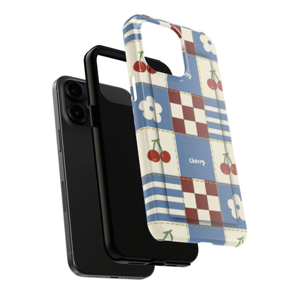 Cherry Blue Tri - Tone Tough iPhone Cases - SmartHomeGoodies