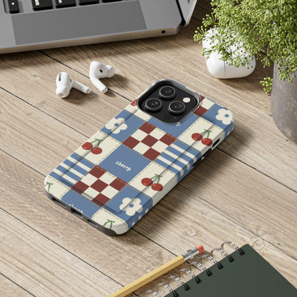 Cherry Blue Tri - Tone Tough iPhone Cases - SmartHomeGoodies