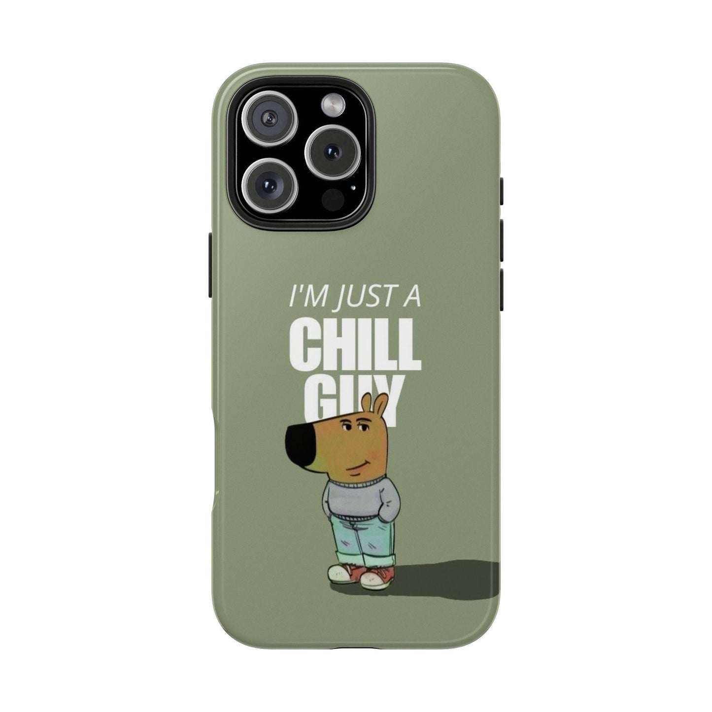 Chill Guy Meme Tough iPhone Cases - SmartHomeGoodies