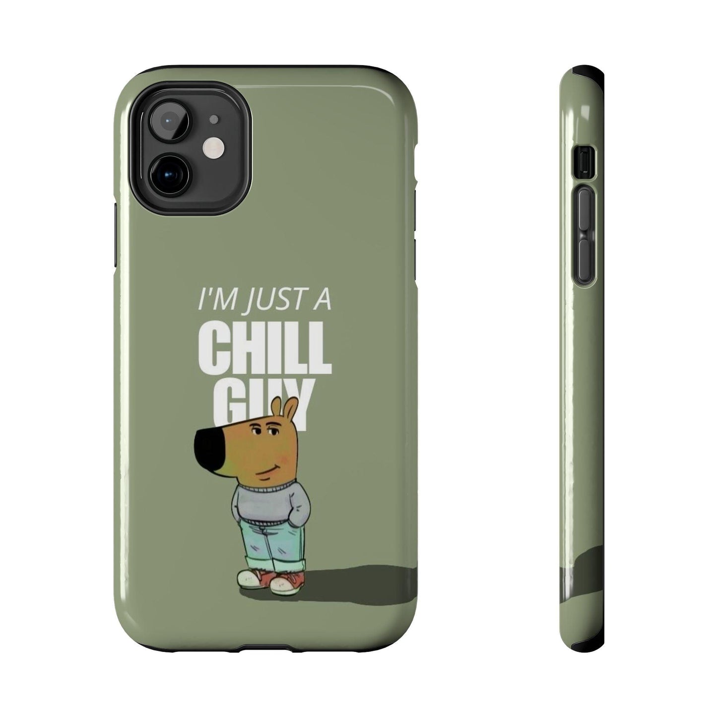 Chill Guy Meme Tough iPhone Cases - SmartHomeGoodies