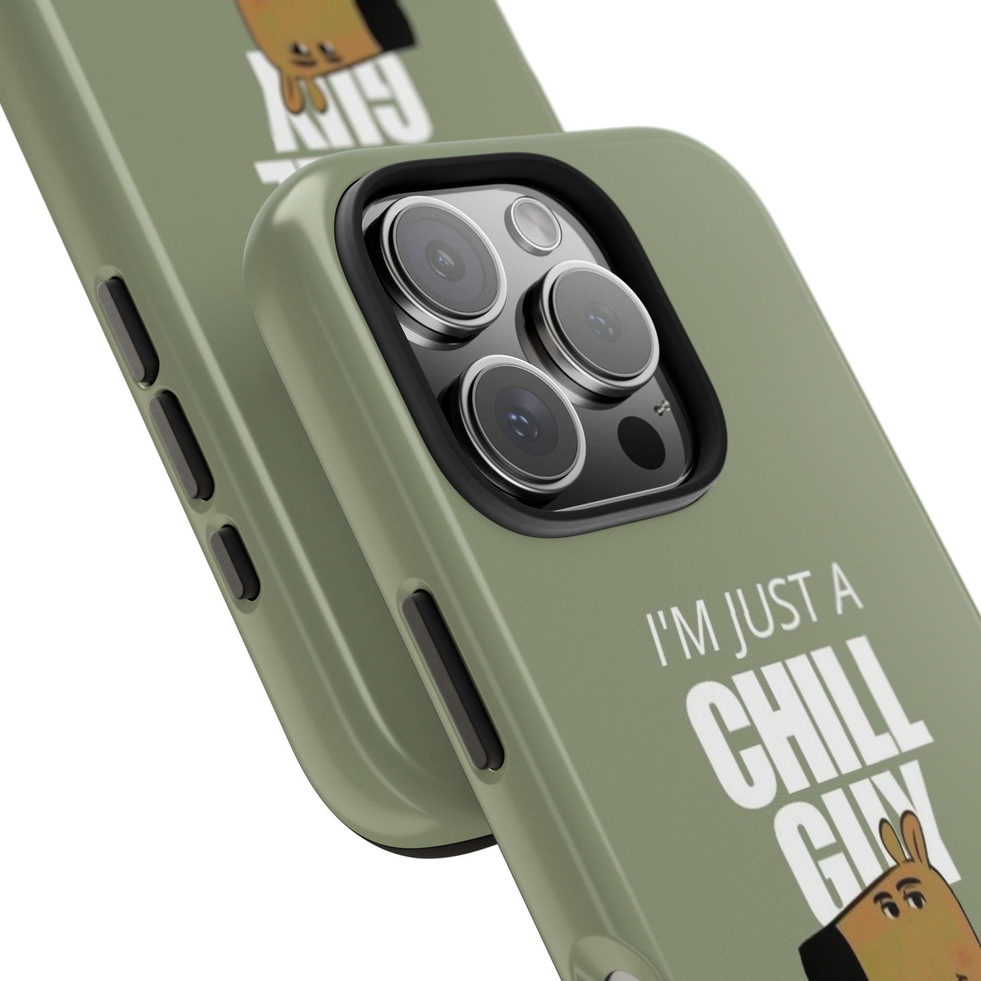 Chill Guy Meme Tough iPhone Cases - SmartHomeGoodies