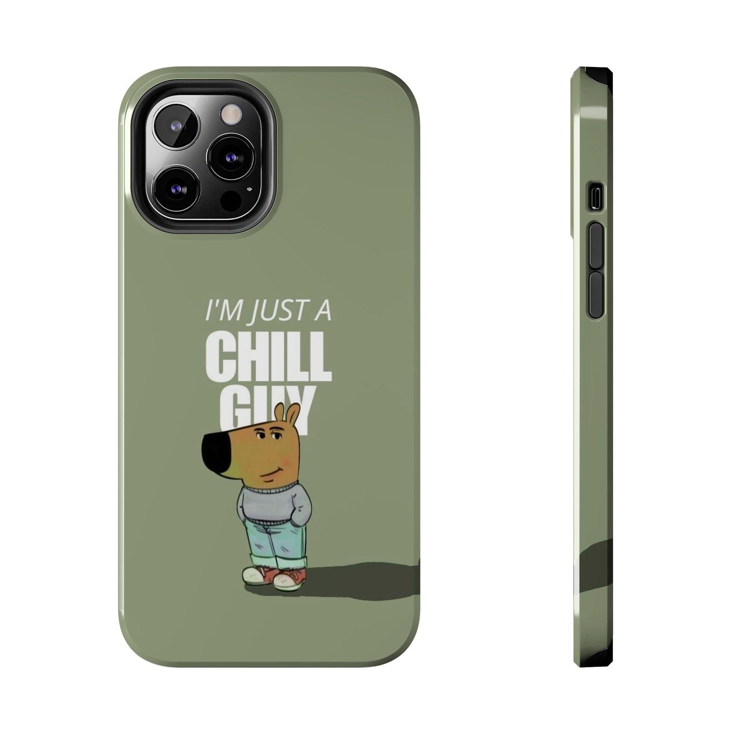 Chill Guy Meme Tough iPhone Cases - SmartHomeGoodies