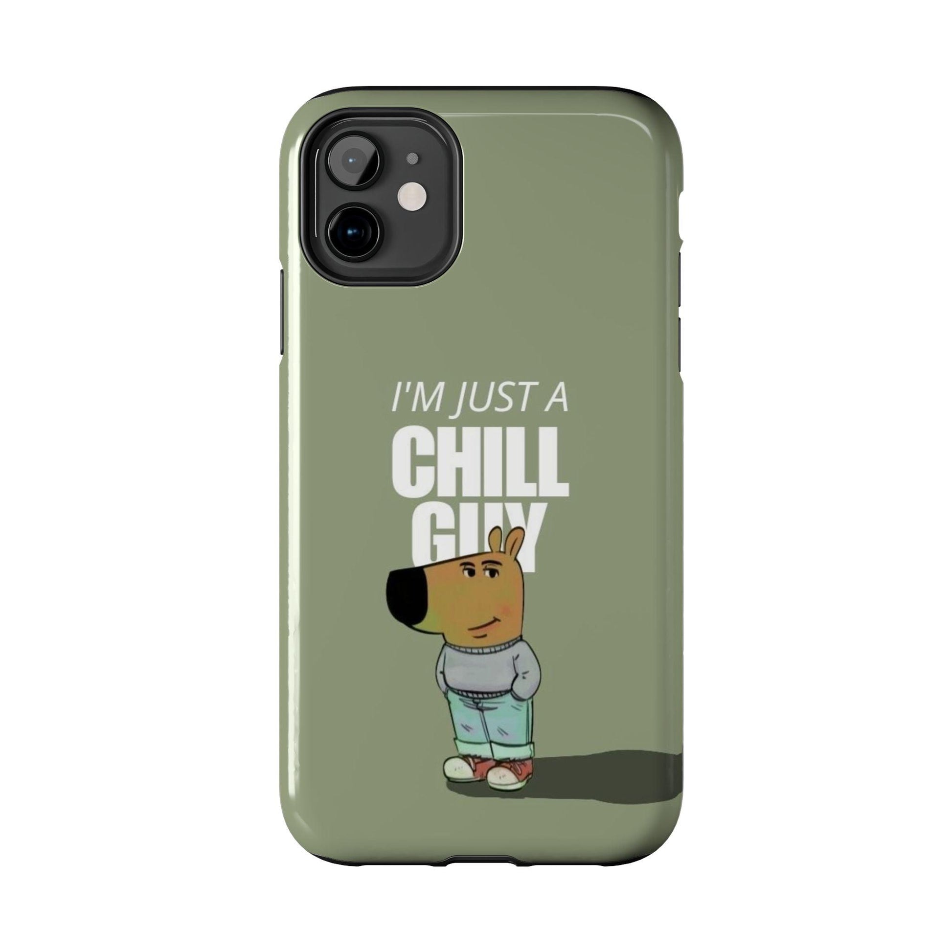 Chill Guy Meme Tough iPhone Cases - SmartHomeGoodies