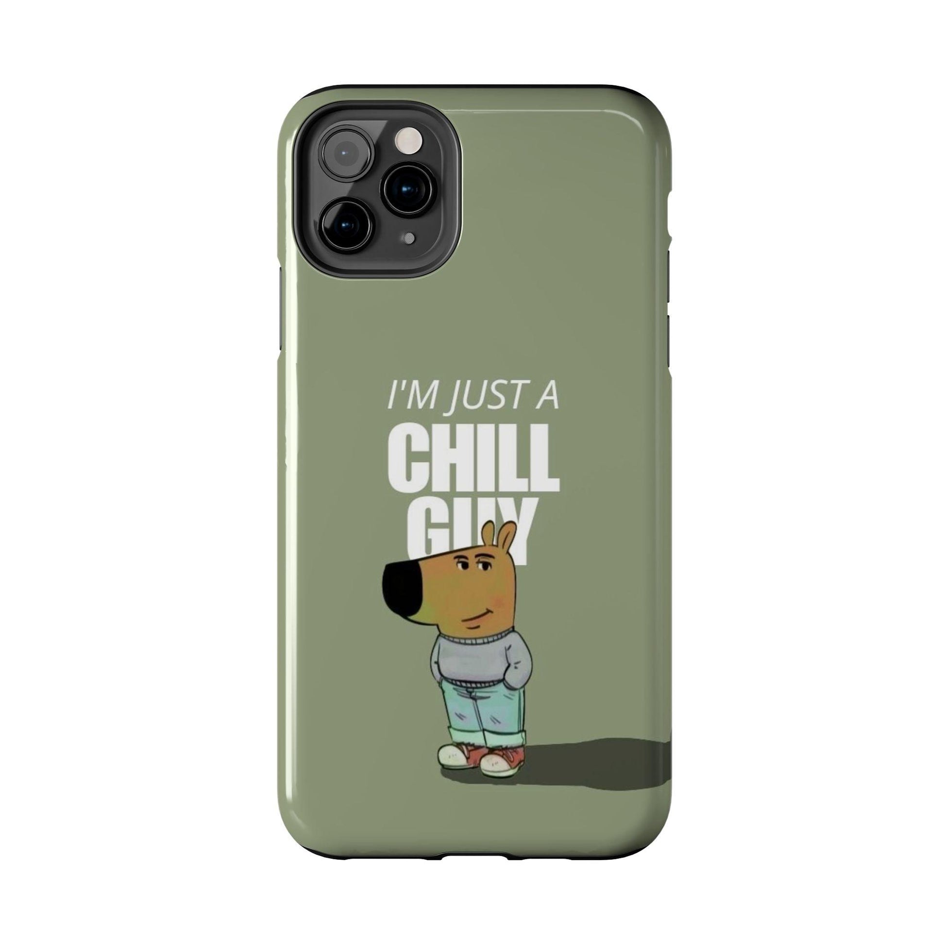 Chill Guy Meme Tough iPhone Cases - SmartHomeGoodies