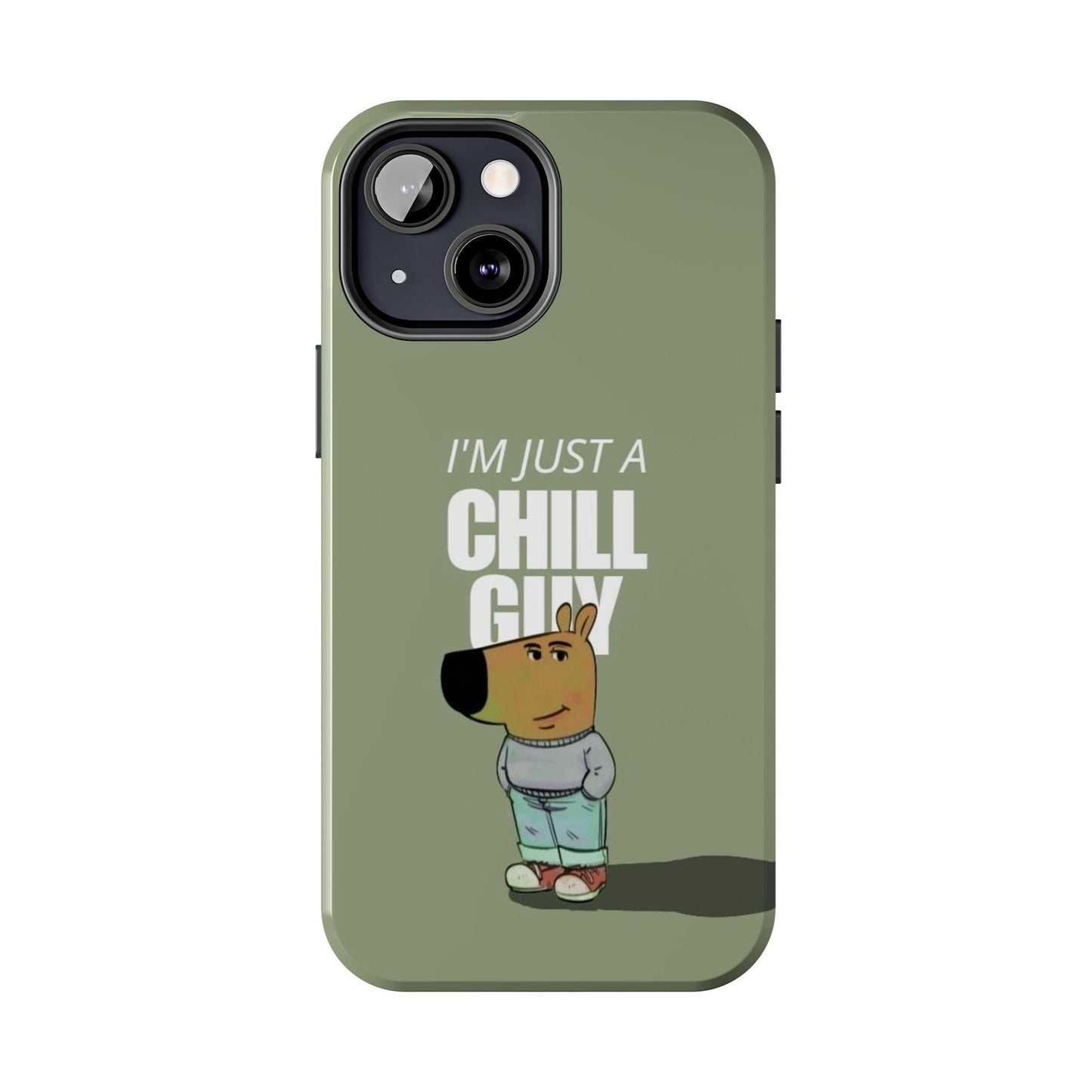 Chill Guy Meme Tough iPhone Cases - SmartHomeGoodies