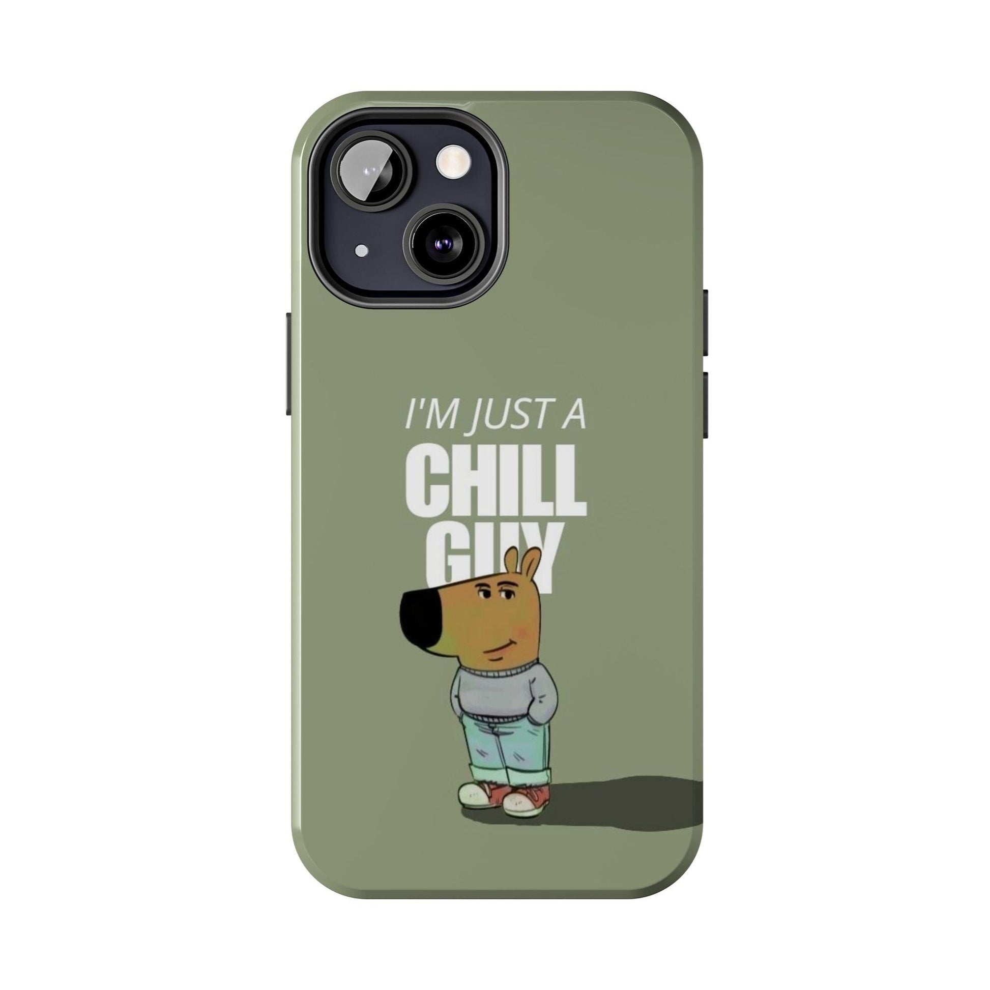 Chill Guy Meme Tough iPhone Cases - SmartHomeGoodies