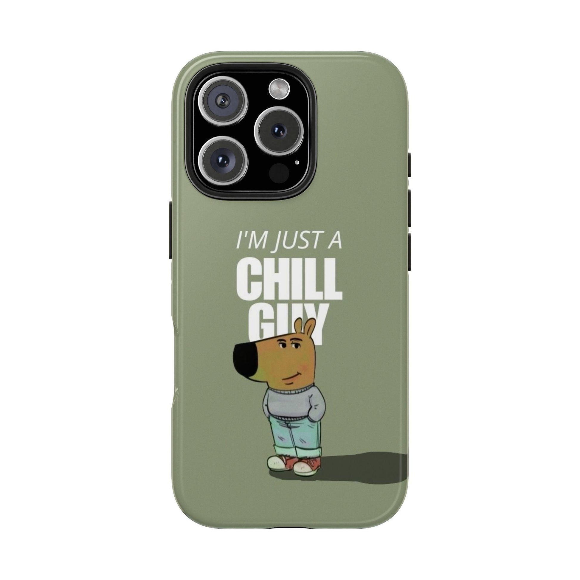 Chill Guy Meme Tough iPhone Cases - SmartHomeGoodies