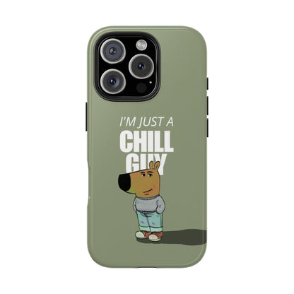 Chill Guy Meme Tough iPhone Cases - SmartHomeGoodies