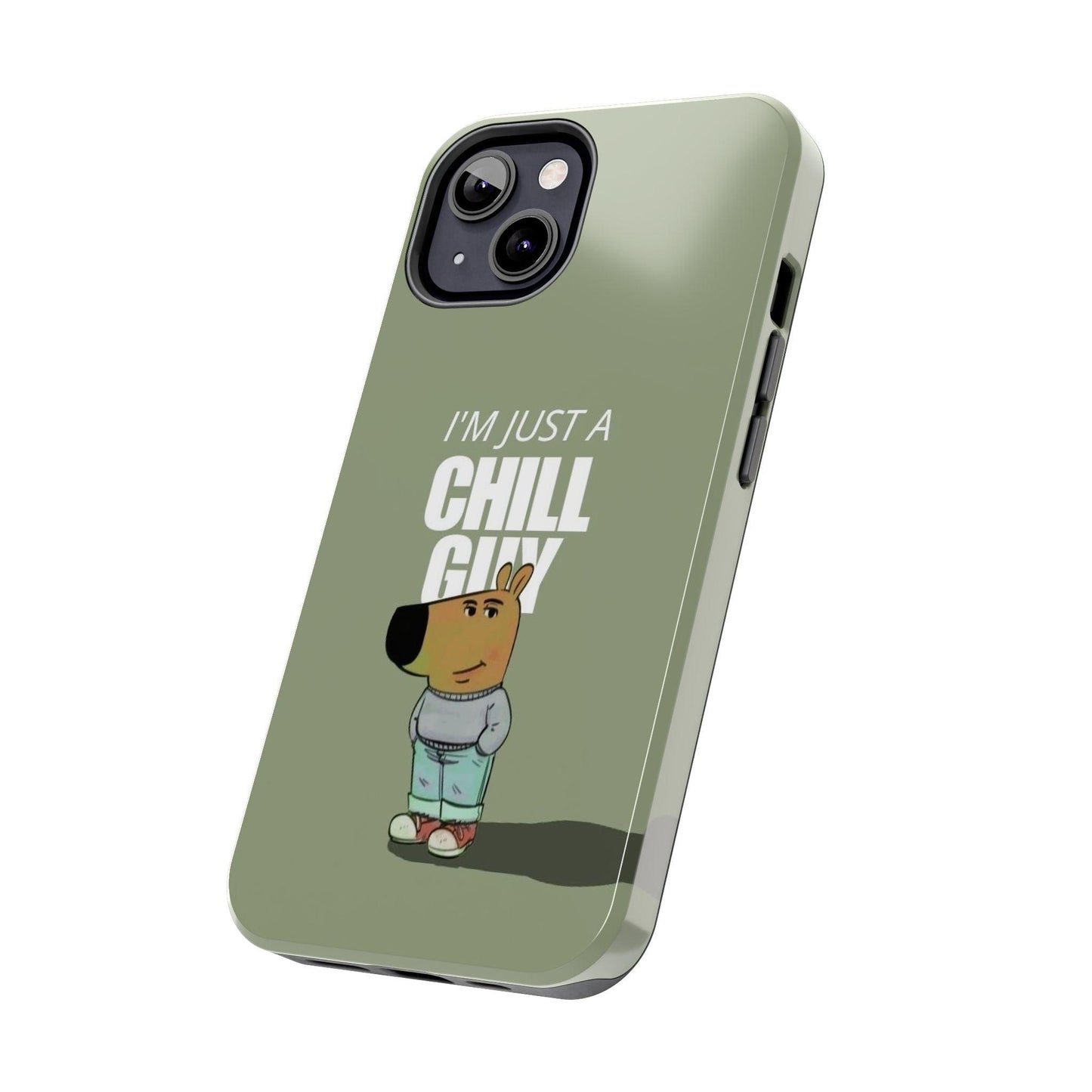 Chill Guy Meme Tough iPhone Cases - SmartHomeGoodies