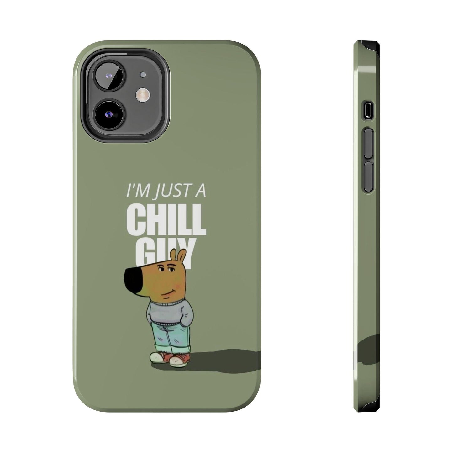 Chill Guy Meme Tough iPhone Cases - SmartHomeGoodies