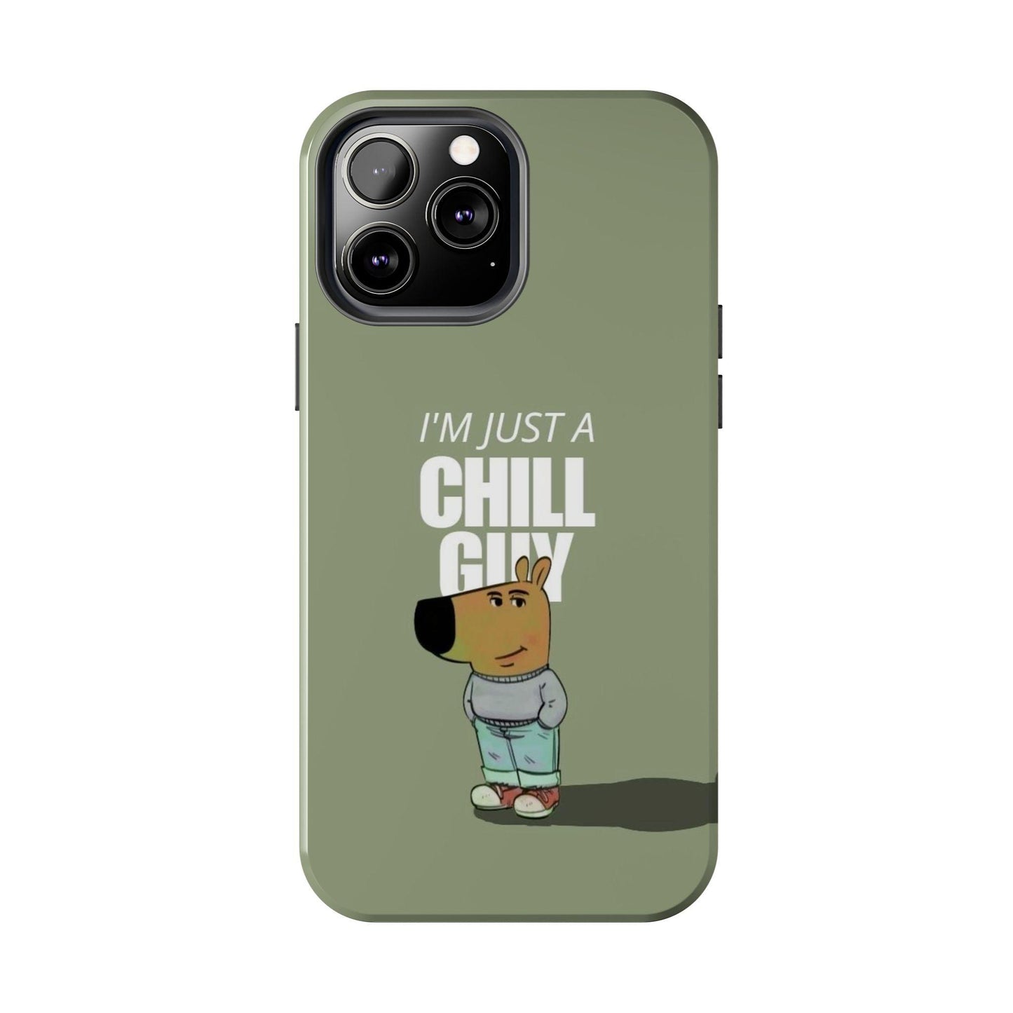 Chill Guy Meme Tough iPhone Cases - SmartHomeGoodies