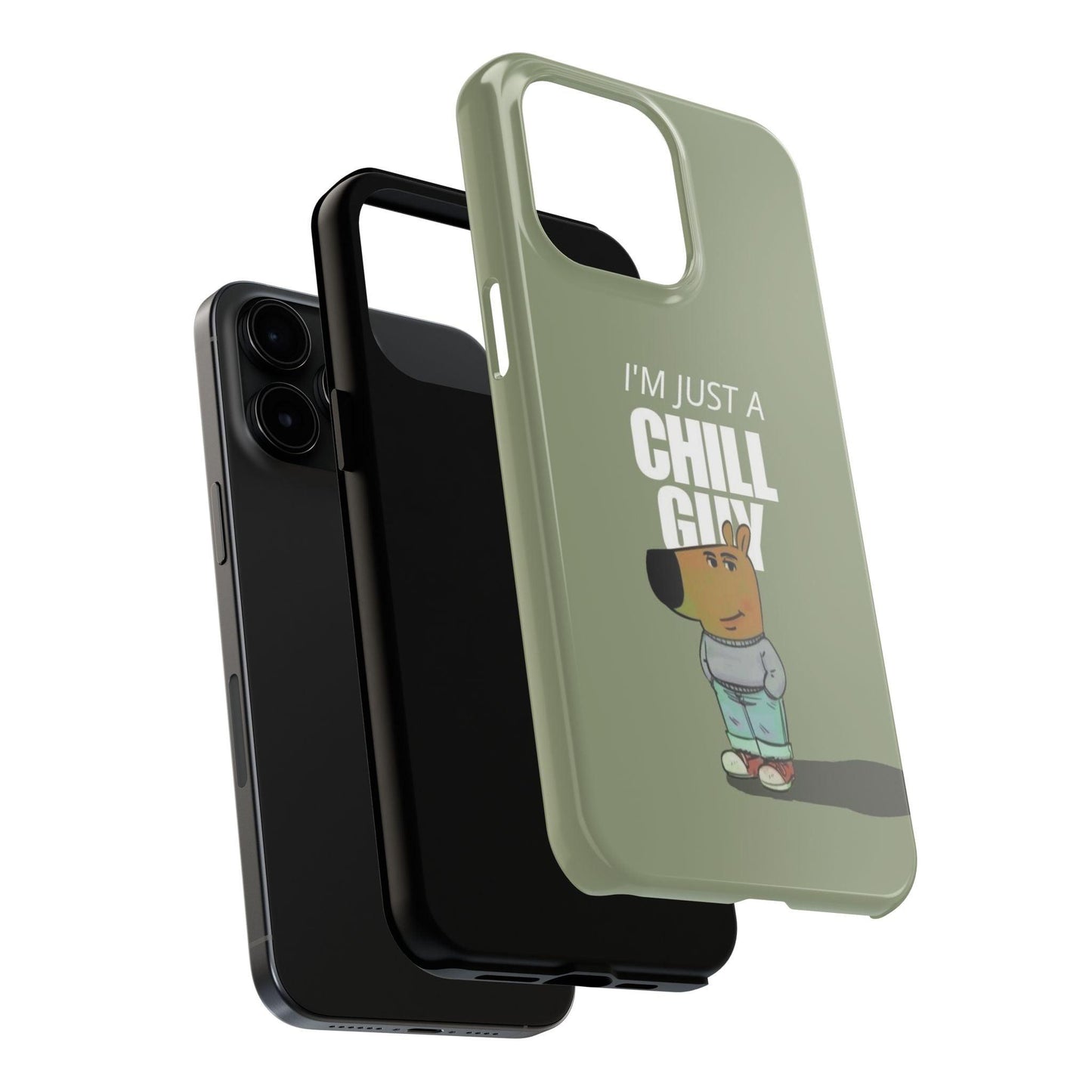 Chill Guy Meme Tough iPhone Cases - SmartHomeGoodies