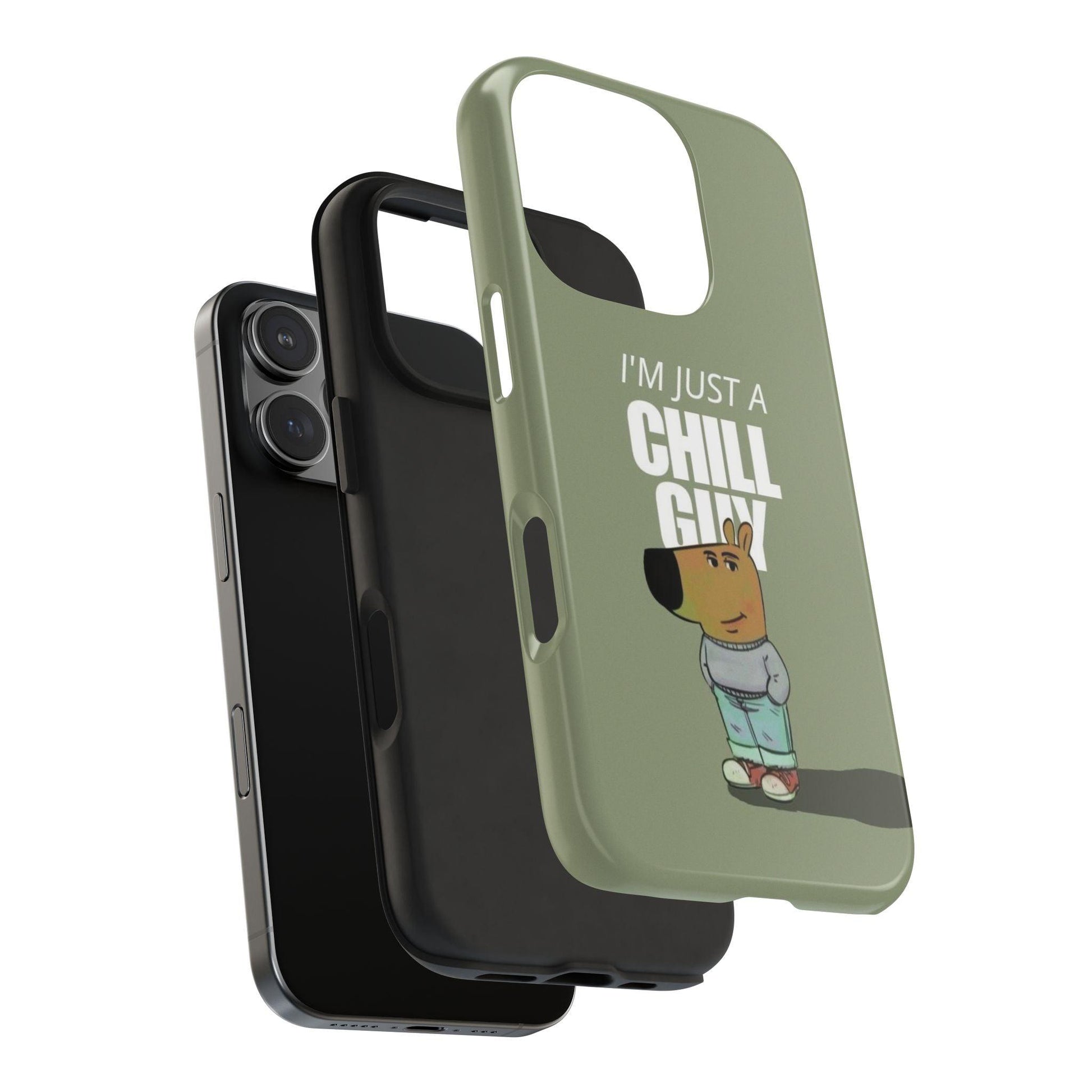 Chill Guy Meme Tough iPhone Cases - SmartHomeGoodies