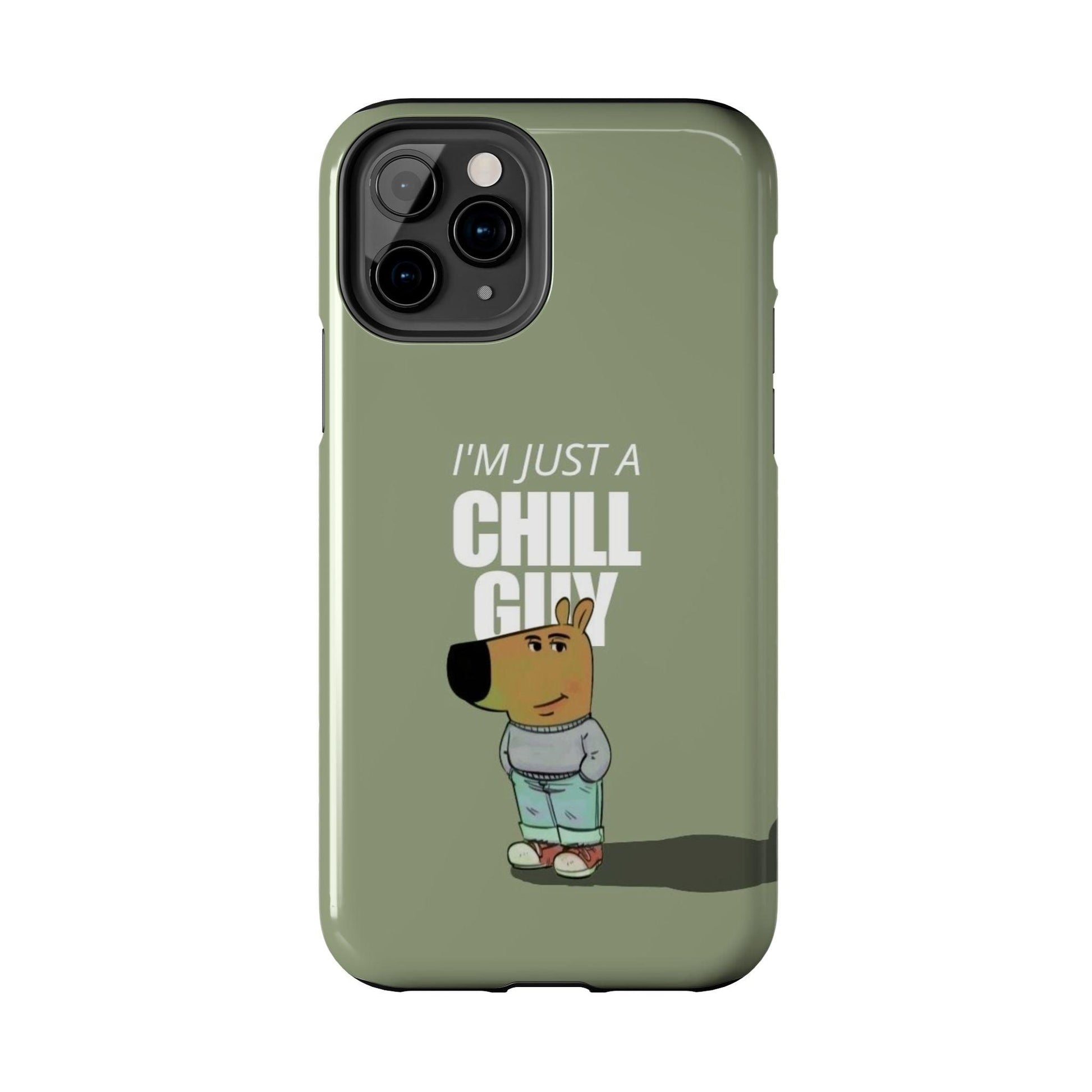 Chill Guy Meme Tough iPhone Cases - SmartHomeGoodies