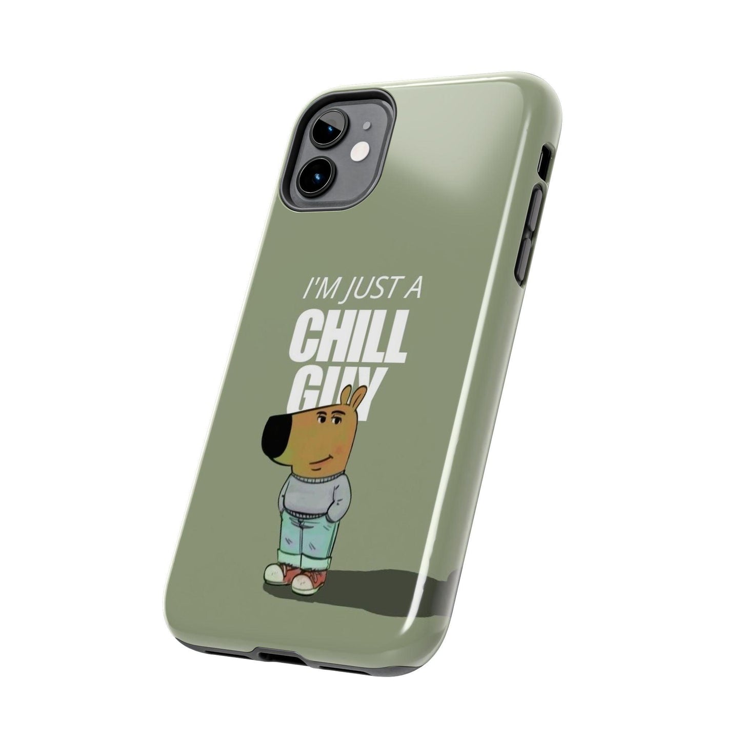 Chill Guy Meme Tough iPhone Cases - SmartHomeGoodies