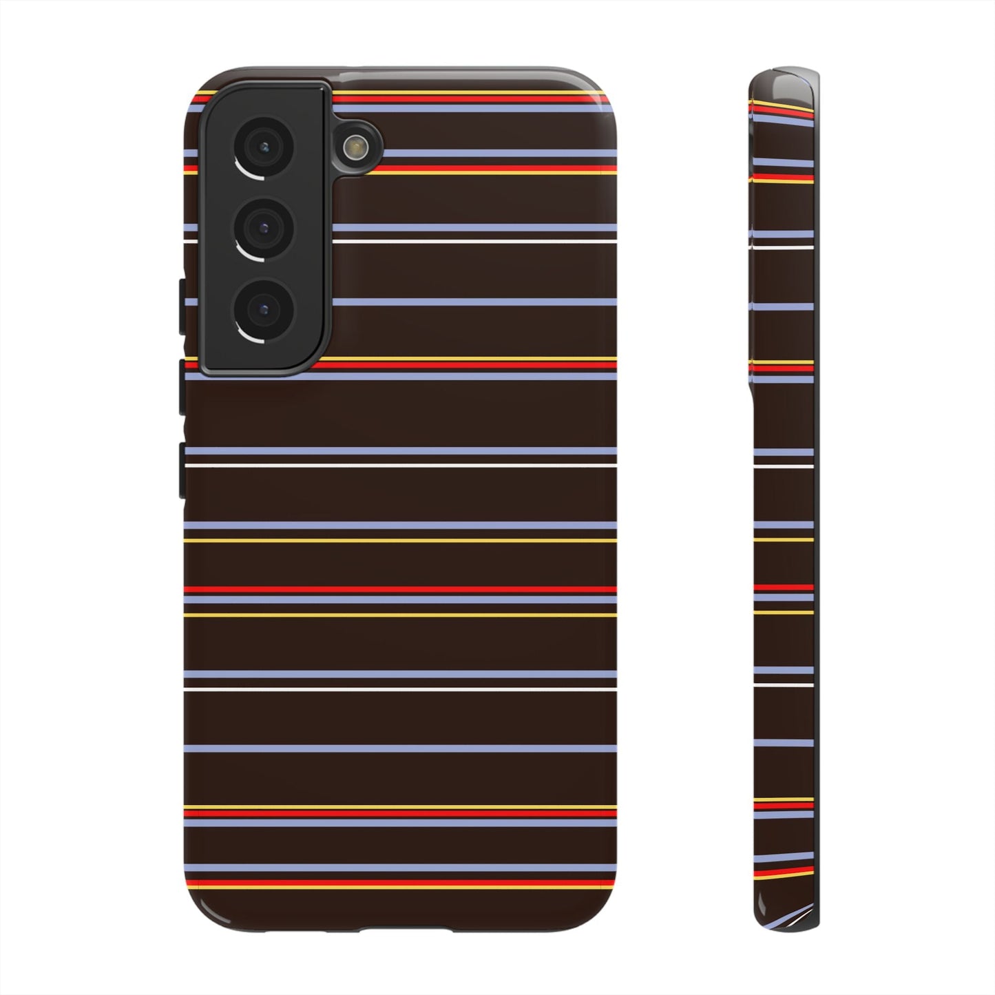 Chocolate Citylines Striped Phone Case - SmartHomeGoodies