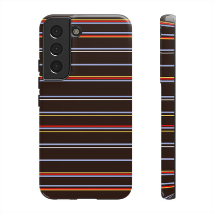 Chocolate Citylines Striped Phone Case - SmartHomeGoodies