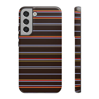 Chocolate Citylines Striped Phone Case - SmartHomeGoodies