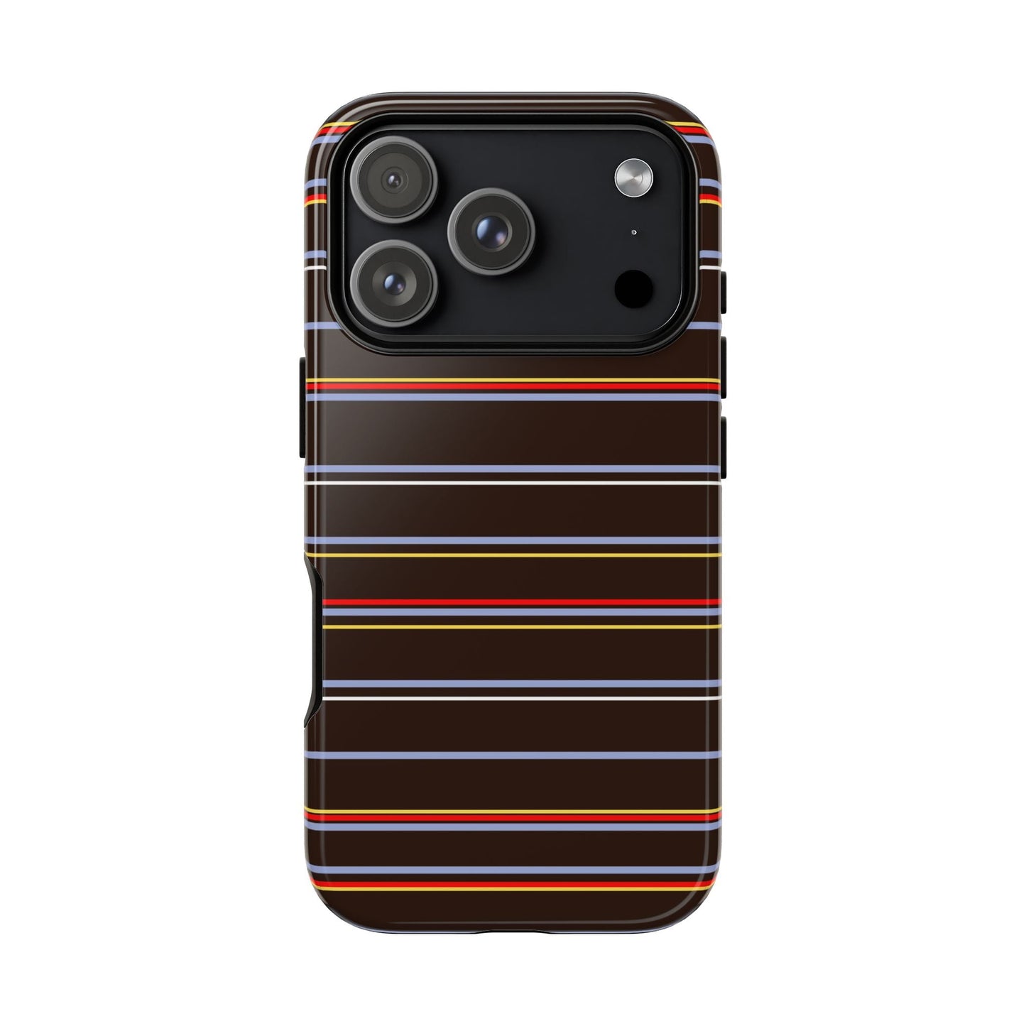 Chocolate Citylines Striped Phone Case - SmartHomeGoodies
