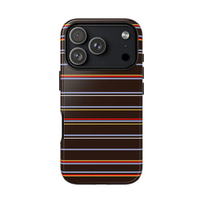 Chocolate Citylines Striped Phone Case - SmartHomeGoodies