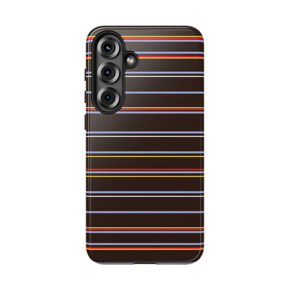 Chocolate Citylines Striped Phone Case - SmartHomeGoodies