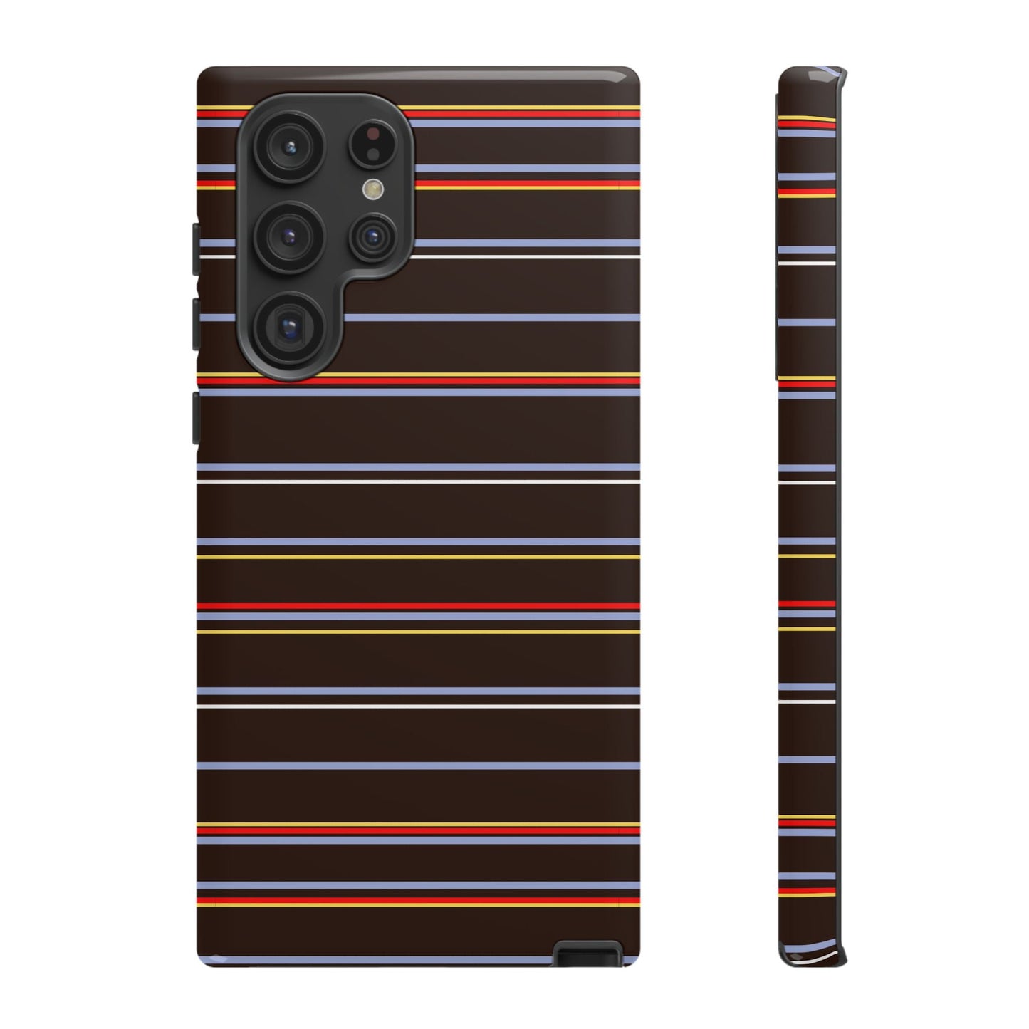 Chocolate Citylines Striped Phone Case - SmartHomeGoodies