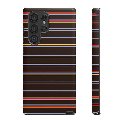 Chocolate Citylines Striped Phone Case - SmartHomeGoodies
