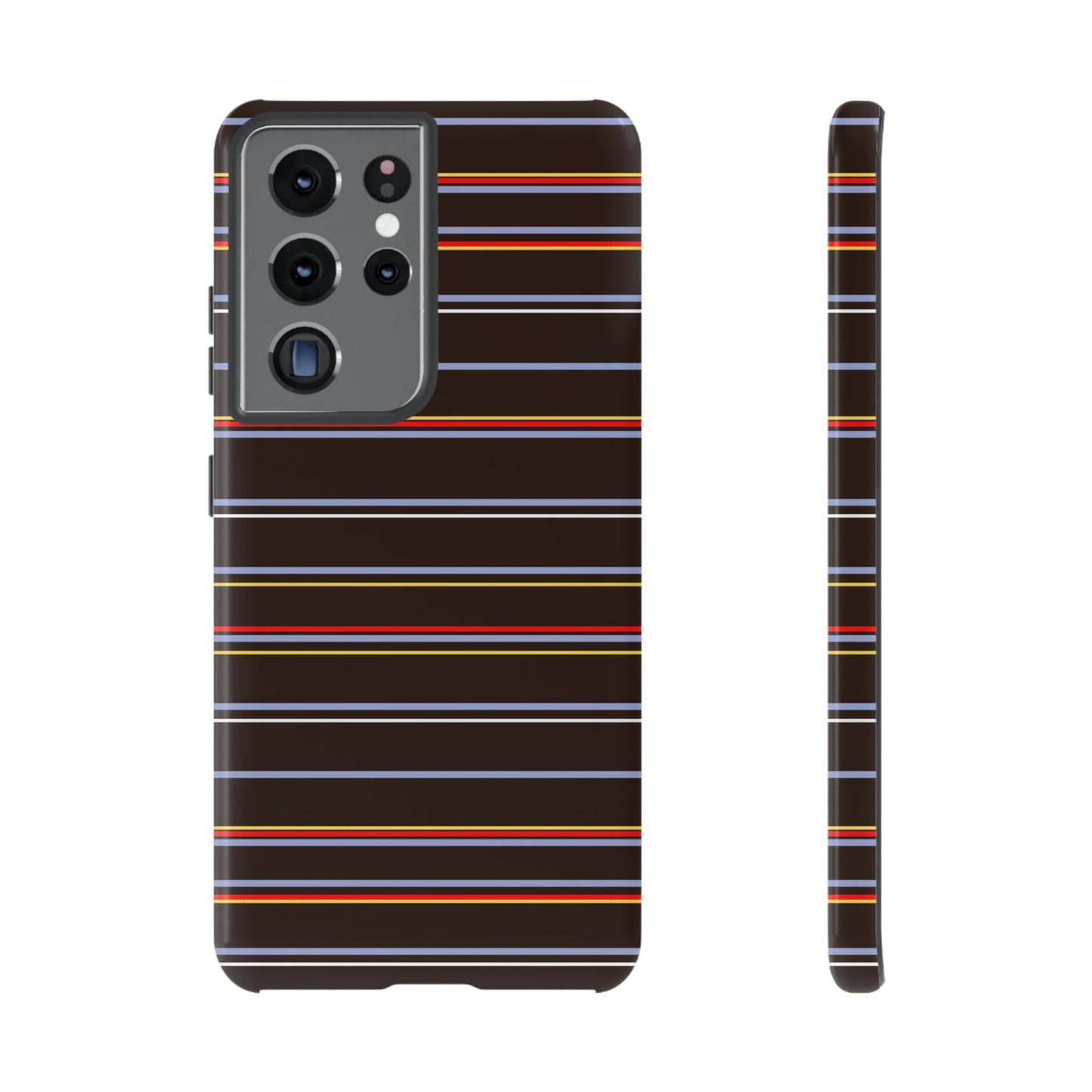 Chocolate Citylines Striped Phone Case - SmartHomeGoodies