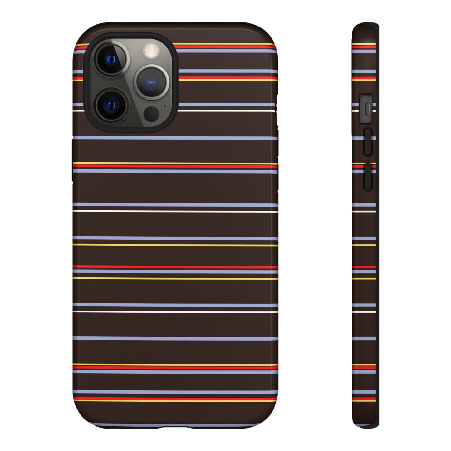 Chocolate Citylines Striped Phone Case - SmartHomeGoodies