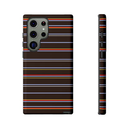 Chocolate Citylines Striped Phone Case - SmartHomeGoodies