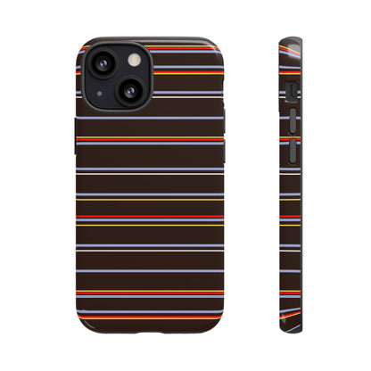 Chocolate Citylines Striped Phone Case - SmartHomeGoodies