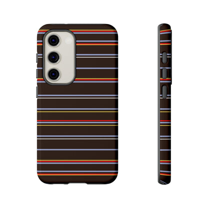 Chocolate Citylines Striped Phone Case - SmartHomeGoodies
