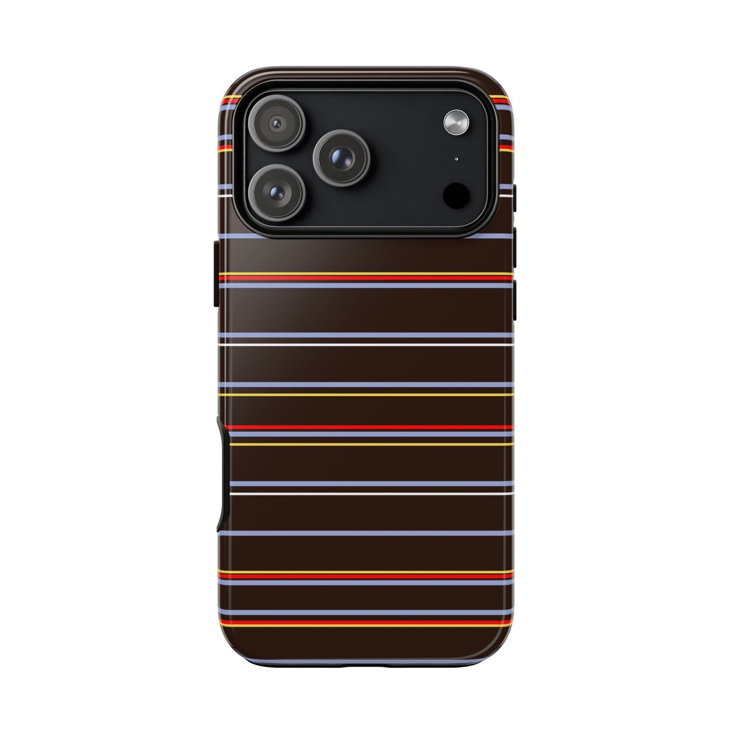 Chocolate Citylines Striped Phone Case - SmartHomeGoodies