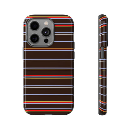 Chocolate Citylines Striped Phone Case - SmartHomeGoodies