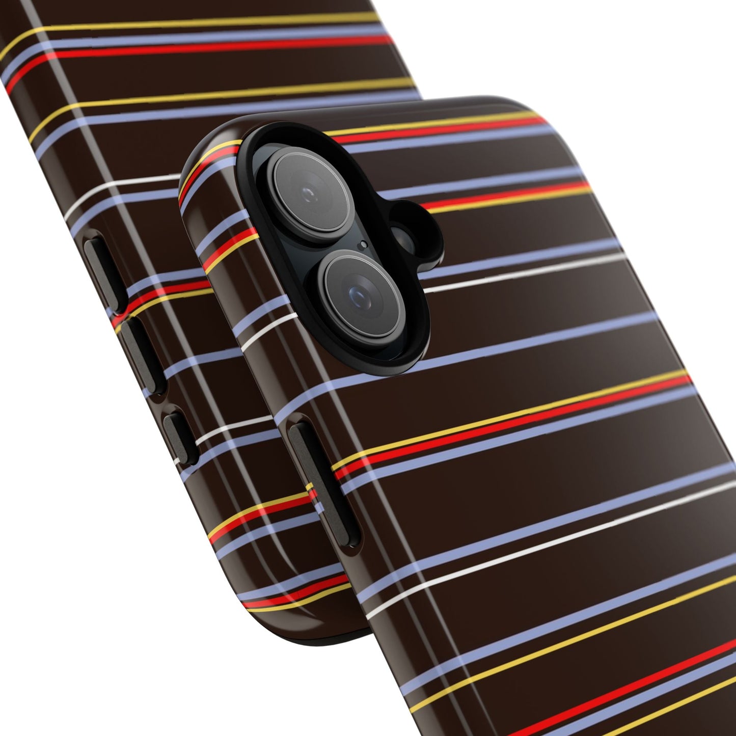 Chocolate Citylines Striped Phone Case - SmartHomeGoodies