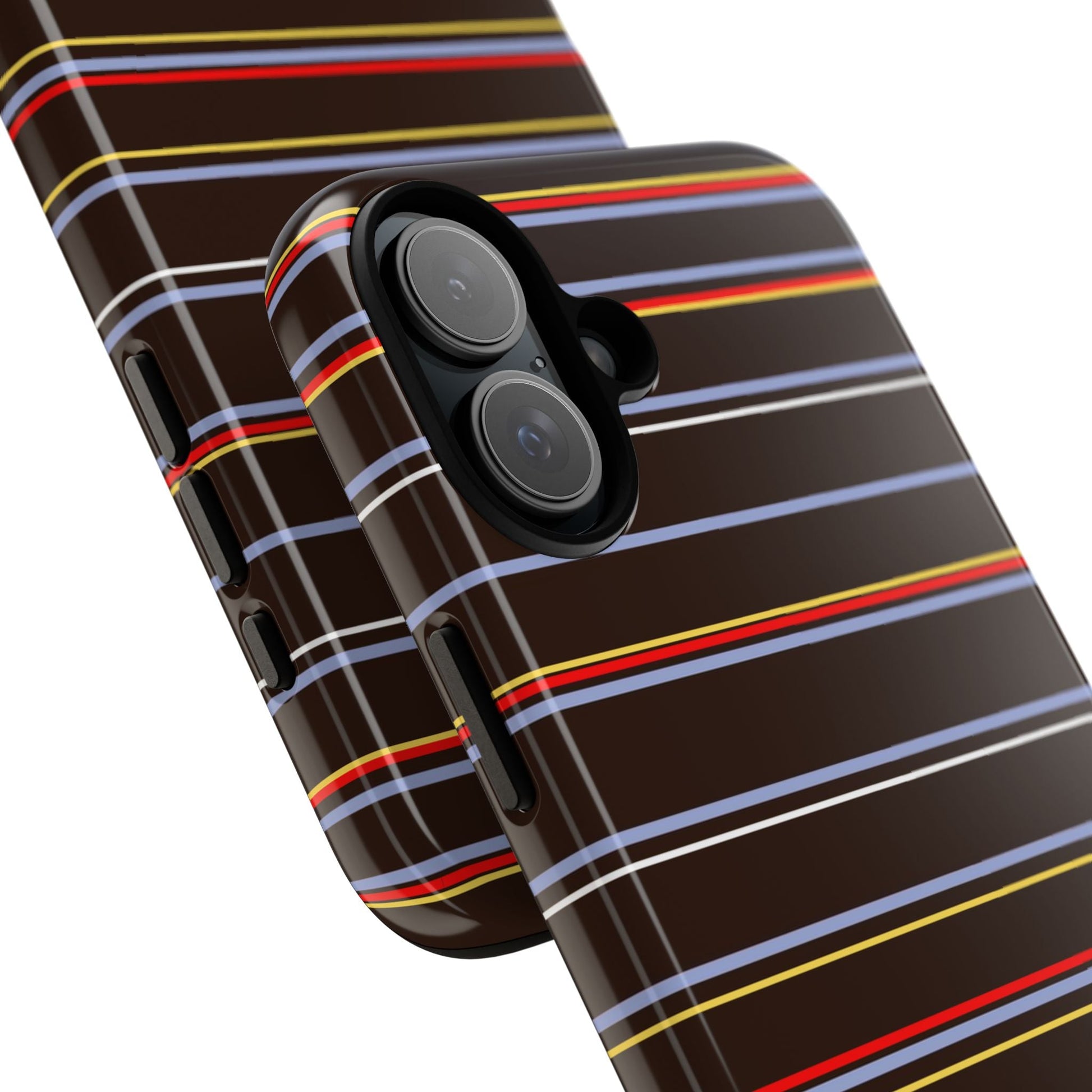 Chocolate Citylines Striped Phone Case - SmartHomeGoodies