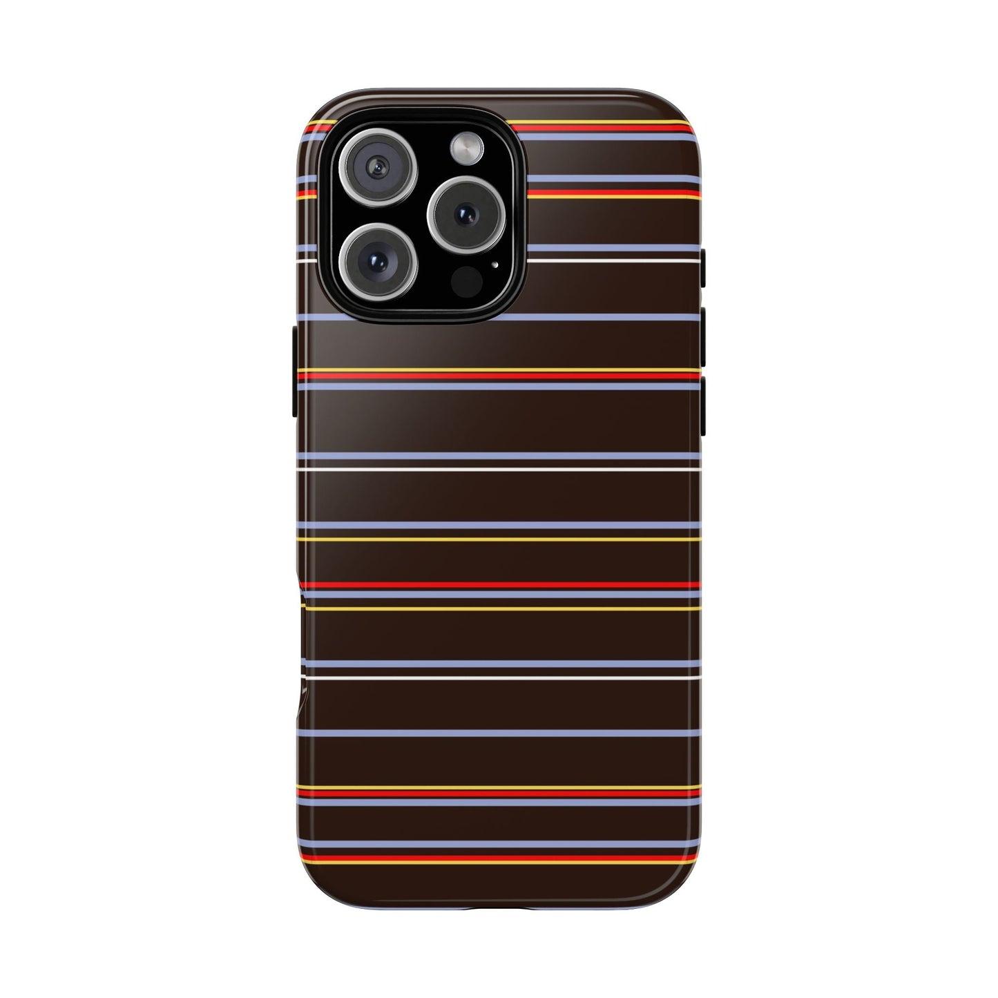 Chocolate Citylines Striped Phone Case - SmartHomeGoodies