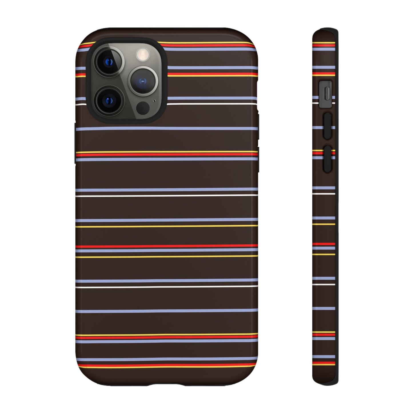 Chocolate Citylines Striped Phone Case - SmartHomeGoodies