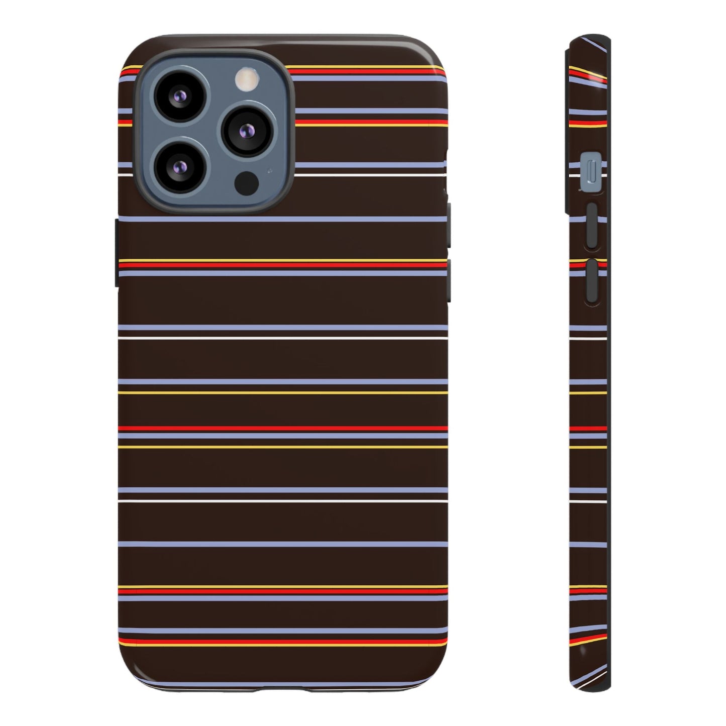 Chocolate Citylines Striped Phone Case - SmartHomeGoodies
