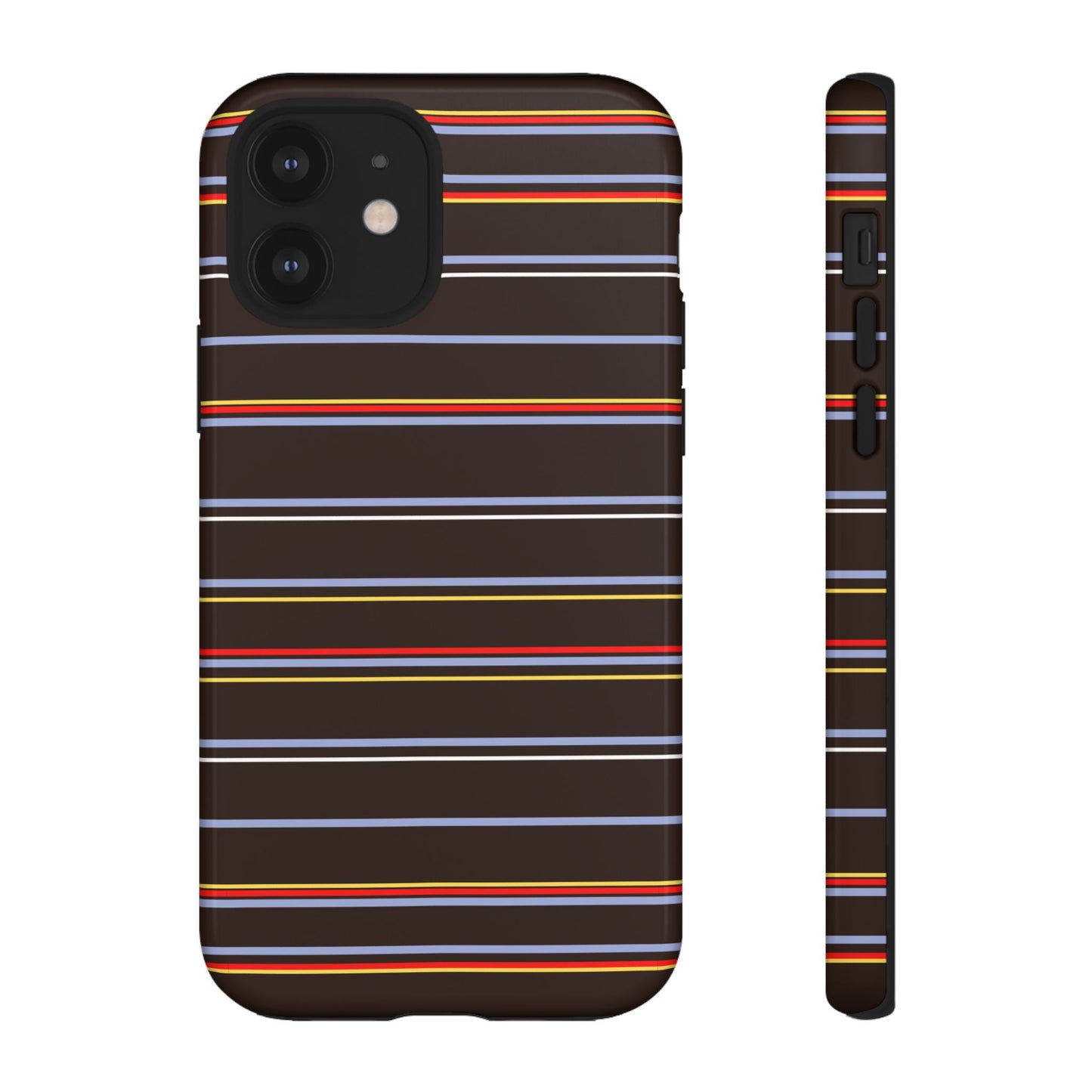 Chocolate Citylines Striped Phone Case - SmartHomeGoodies