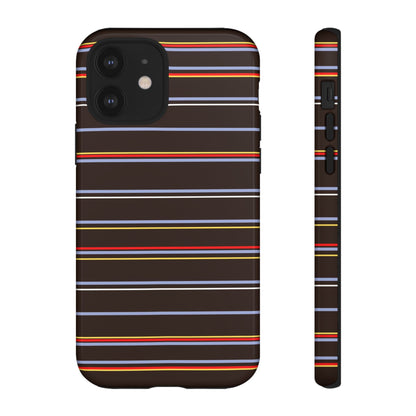 Chocolate Citylines Striped Phone Case - SmartHomeGoodies